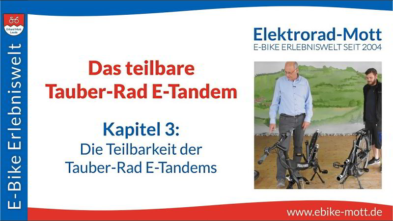 Video 3 | Tauber-Rad E-Tandem teilen Video 3 | Tauber-Rad E-Tandem teilen