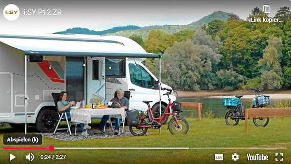 Video | iSY Kompakt E-Bikes sind besonders beliebt bei Wohnmobilisten & Campern Video | iSY Kompakt E-Bikes sind besonders beliebt bei Wohnmobilisten & Campern