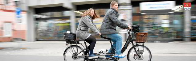 Tauber-Rad Elektro-Tandem teilbar Tauber-Rad Elektro-Tandem teilbar geteilte Freud - doppelte Freud!