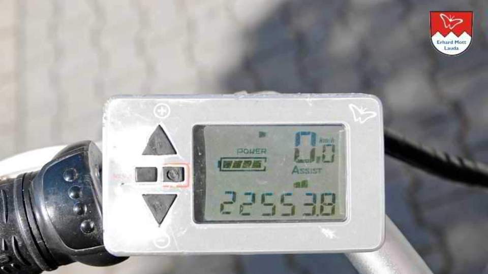 E-Faltrad Vitali Kilometerstand E-Faltrad Vitali Kilometerstand