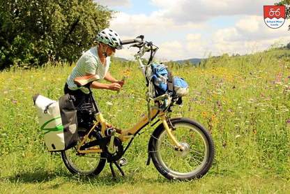Die Kunst der Entschleunigung besteht darin, im richtigen Moment auf seinem Vitali COUNTRY anzuhalten. vitali-Elektroklapprad