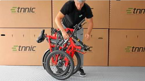 Etnnic eBike Dreirad zum Falten Etnnic E-Bike Dreirad für Erwachsene, Senioren, kleine Frauen, kleine Männer