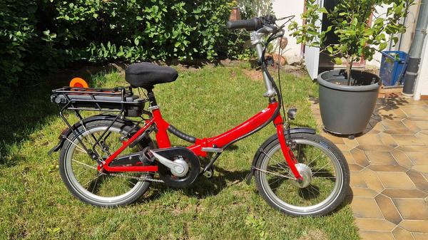 Vitali COUNTRY 7-Gang Elektroklapprad aus mit Shimano Nexus Rücktrittbremse
