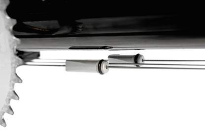 E-Tandem zerlegbar Bowdenzüge Die Bowdenzug Verbindungen werden ebenfalls per Hand geöffnet. Sie sind übrigens so abgelängt, dass ein Verwechseln nicht möglich ist.
