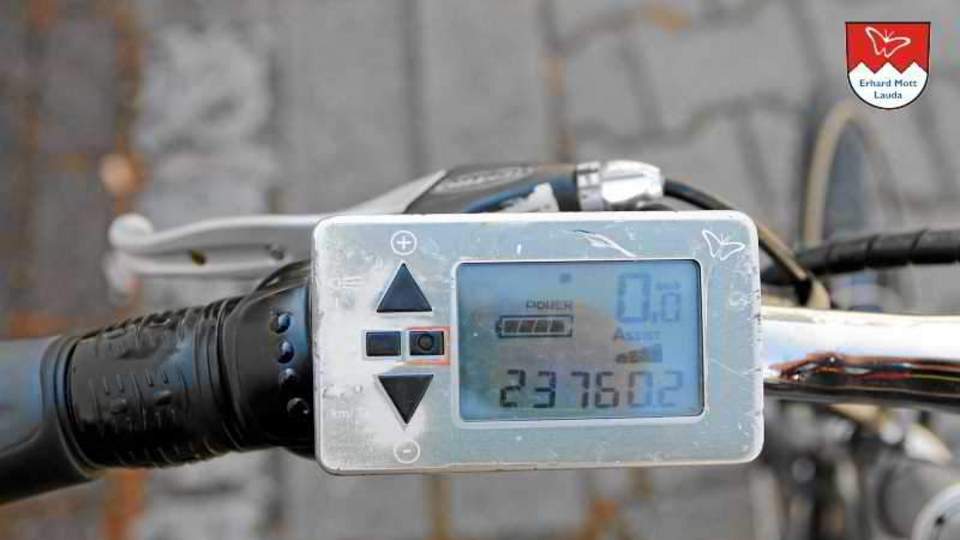 E-Faltrad Vitali Kilometerstand E-Faltrad Vitali Kilometerstand