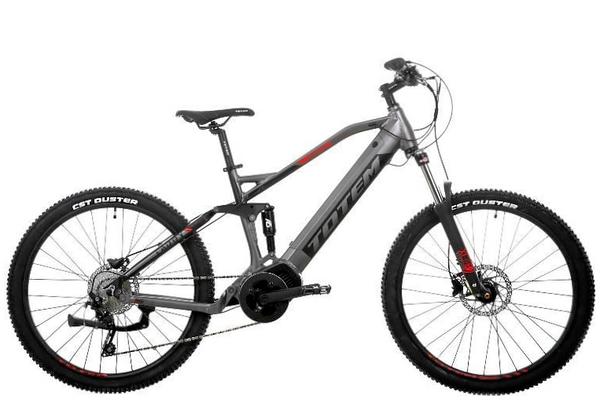 TOTEM E-Fully 504 Grau-Schwarz-Rot