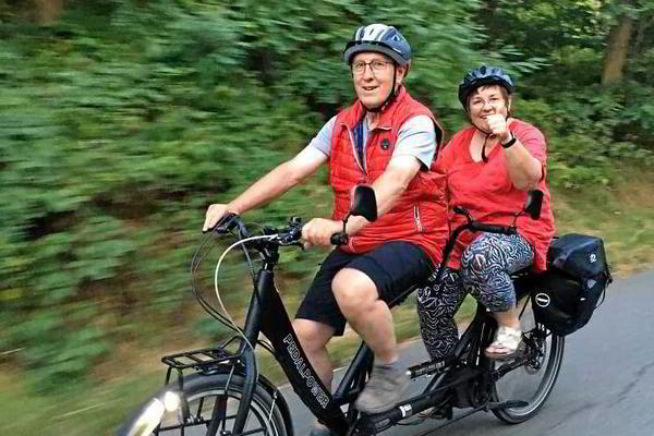 Tauber-Rad E-Tandem teilbar