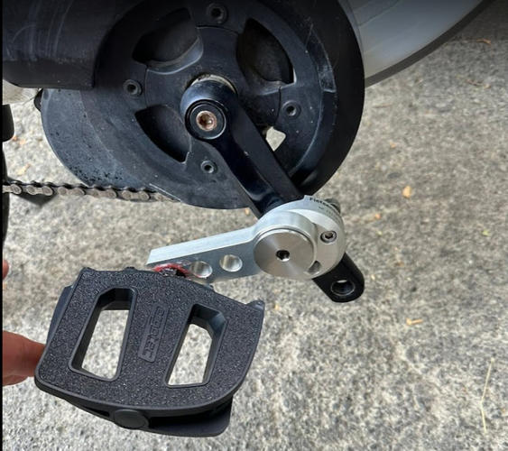 Pendelkurbel bei versteiftem Knie