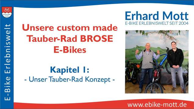 Unsere custom made Tauber-Rad BROSE E-Bikes Unsere custom made Tauber-Rad BROSE E-Bikes
