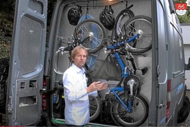 2 x Vitali Elektroklappräder im kompakten Camper Allrad Sprinter 2 x Vitali Elektroklappräder im kompakten Camper Allrad Sprinter
