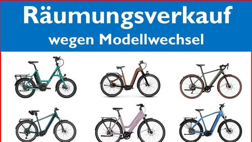 E-Bike Räumungsverkauf bis 2.000 EUR günstiger! E-Bike Räumungsverkauf bis 2.000 EUR günstiger!
