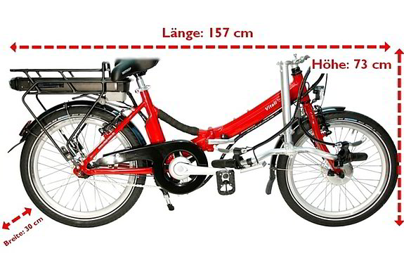 Faltmaße Faltstufe 1 | Länge: 157 cm | Höhe: 73 cm | Breite: 30 cm Faltmaße Faltstufe 1 | Länge: 157 cm | Höhe: 73 cm | Breite: 30 cm