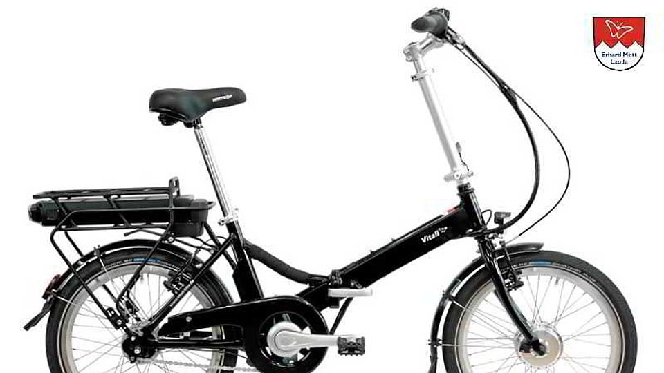 Vitali Tour Elektroklapprad Vitali Tour Elektroklapprad, kleines Faltmaß, 20 Zoll, Shimano 8-Gang Nabenschaltung