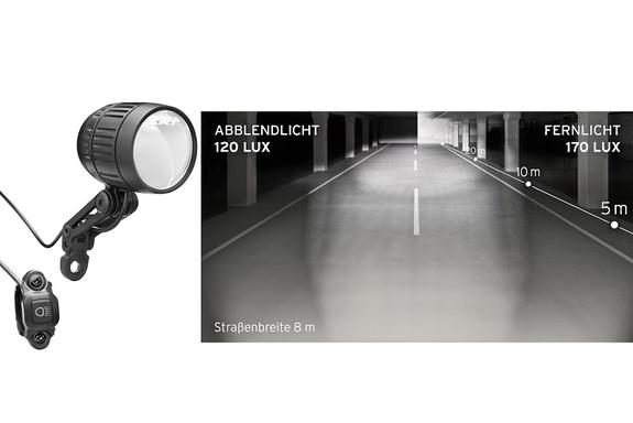 Busch & Müller Abblendlicht - Fernlicht für eBikes Busch & Müller Abblendlicht - Fernlicht für eBikes