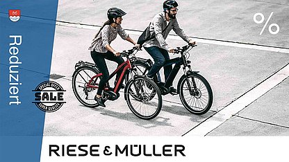 Riese und Müller Vorführ-E-Bikes testen oder reduziert kaufen Riese und Müller Vorführ-E-Bikes testen oder reduziert kaufen