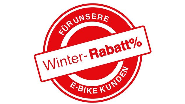 E-Bike Winter-Rabatt% E-Bike Winter-Rabatt%