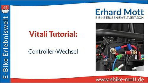 Vitali Tutorial | Controlleraustausch Vitali Tutorial | Controlleraustausch Falls der Controller (Steuergerät) an Ihrem Vitali E-Faltrad ausgetauscht werden müsste, zeigen wir Ihnen in diesem Tutorial Video, wie Sie es selbst machen können.