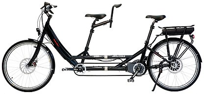 Tauber Rad E-Tandem Teilbar Bj.2016 Das Tauber Rad E-Tandem NuVinci Teilbar Bj.2016. Mit Gepäckträger Akku und 47 mm breiten Reifen.