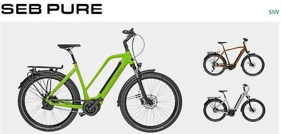 Velo de Ville SUV SEB PURE Wave, Trapez, Diamant Velo de Ville SUV SEB PURE Wave, Trapez, Diamant