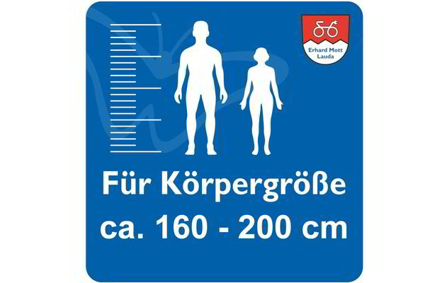 E-Bike für ca. 160 - 200 cm Körpergröße