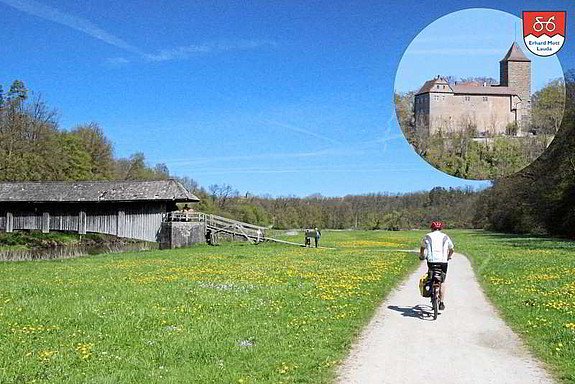 Brücke Ockenauer Steg über die Jagst Brücke Ockenauer Steg über die Jagst