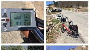 Vitali E-Faltrad im Ardeche-Tal Vitali E-Faltrad im Ardeche-Tal