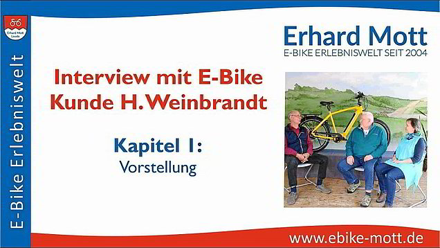 Video | Kundeninterview Tauber-Rad XXL E-Bike Weinbrandt Kundeninterview Tauber-Rad XXL E-Bike für Herrn Weinbrandt