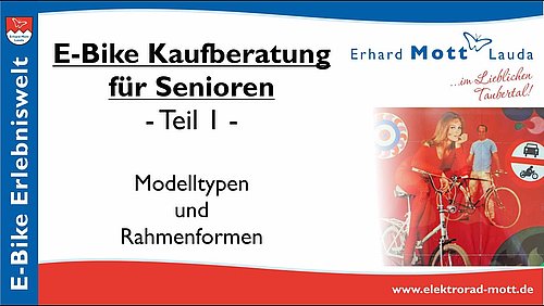 ebike Senioren Kaufberatung Teil 1 E-Bike für Senioren