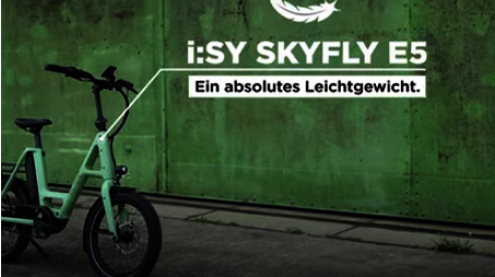 Präsentation 20 Zoll Kompakt E-Bike iSY SKYFLY E5 Präsentation 20 Zoll Kompakt E-Bike iSY SKYFLY E5