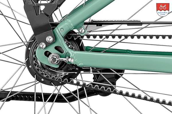 Shimano 8-G. Rücktrittbremse + Zahnriemen