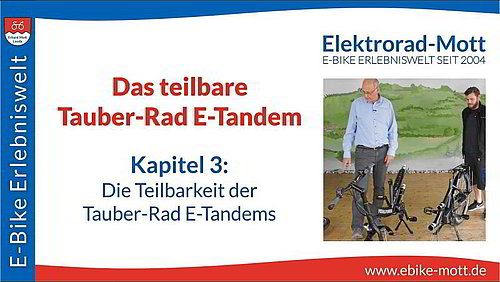 Video 3 | Tauber-Rad E-Tandem teilen Video 3 | Tauber-Rad E-Tandem teilen