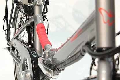 Vitali Elektroklapprad Dekor Rot Vitali Elektroklapprad Dekor Rot