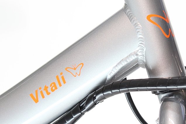 Vitali Elektroklapprad Dekor Orange Vitali Elektroklapprad Dekor Orange