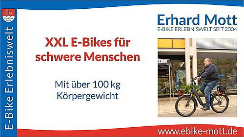 Video | XXL E-Bikes für schwere Personen Video | XXL E-Bikes für schwere Personen