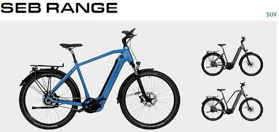 Velo de Ville SUV SEB RANGE Wave, Trapez, Diamant Velo de Ville SUV SEB RANGE Wave, Trapez, Diamant