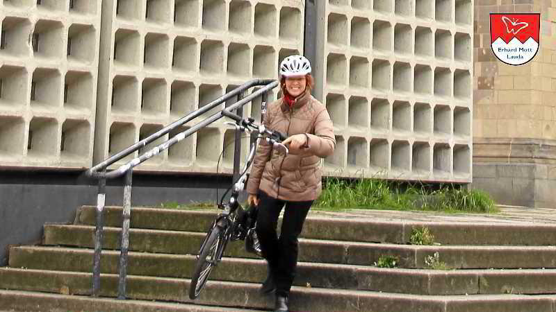 Elektroklapprad tragen Vitali Elektroklapprad tragen geht leicht