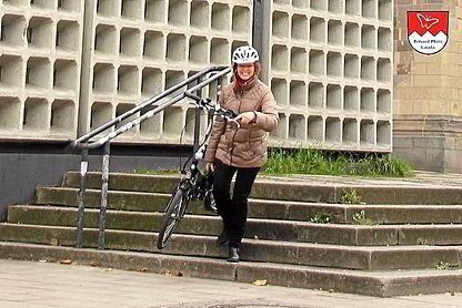 Elektroklapprad tragen Vitali Elektroklapprad tragen geht leicht