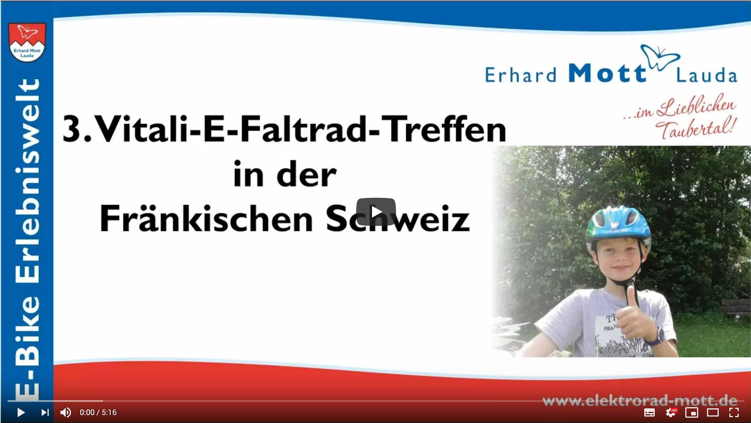 Vitali Elektrofaltrad Treffen Fränkische Schweiz Über 35 Vitalisten aus ganz Deutschland trafen sich mit ihrem Vitali Elektrofaltrad in der Fränkischen Schweiz. Im romantischen Wiesenttal und Trubachtal wurde die Leistung der deutschen Kult-Elektrofalträder getestet.